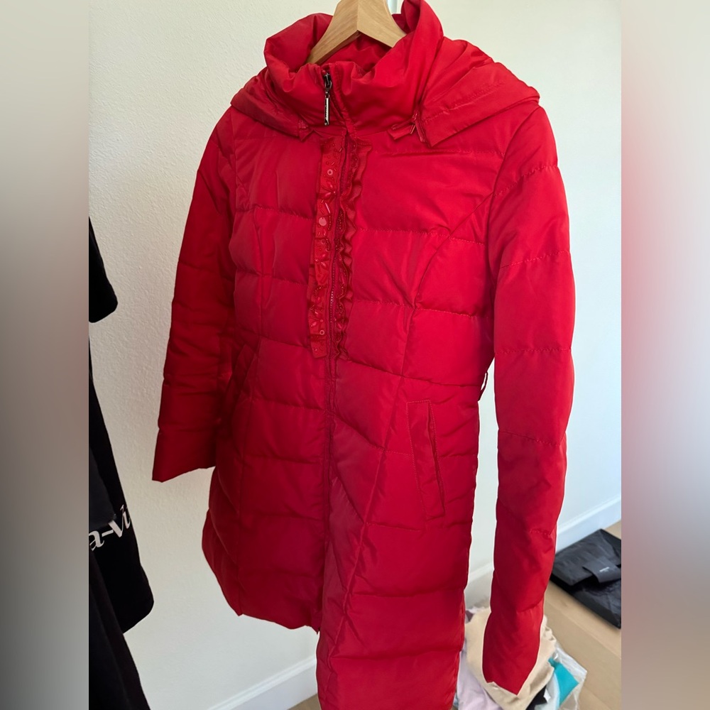 Women's Red Puffer Jacket